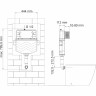 Встраиваемый смывной бачок WASSERKRAFT ALLER 10TLT.031.ME